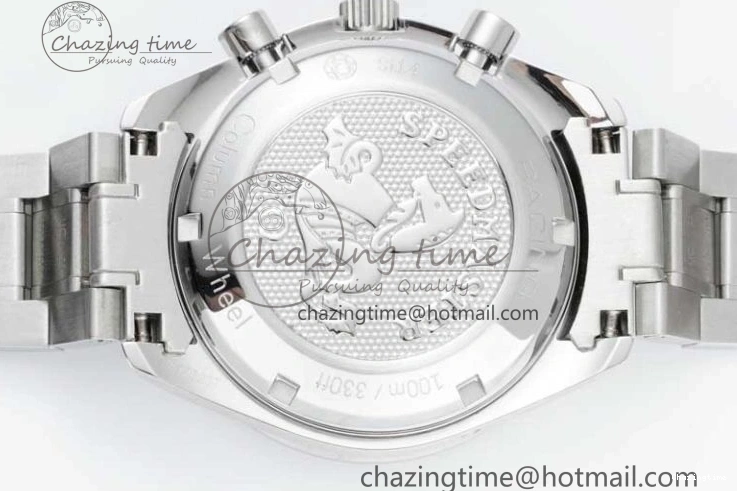 0719 Speedmaster Racing Master SS HKF Best Edition White Dial on SS Bracelet A TravelReady 7809